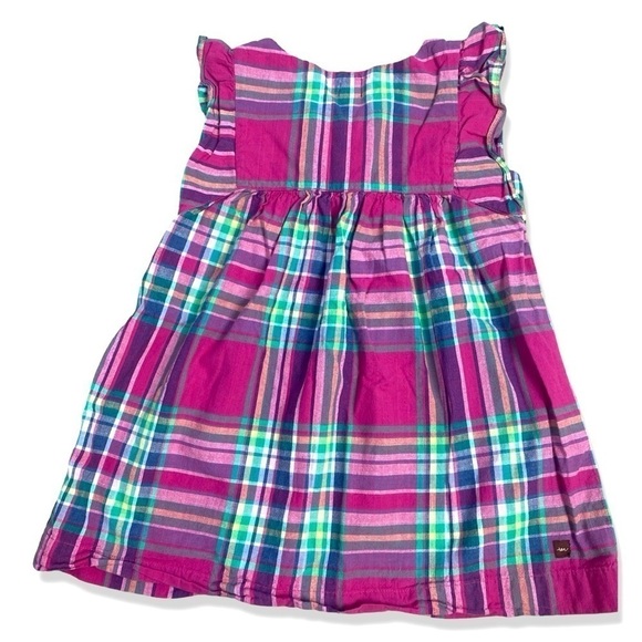 ⭐️TEA COLLECTION Plaid Lucknow Tassel Dress - Picture 2 of 5